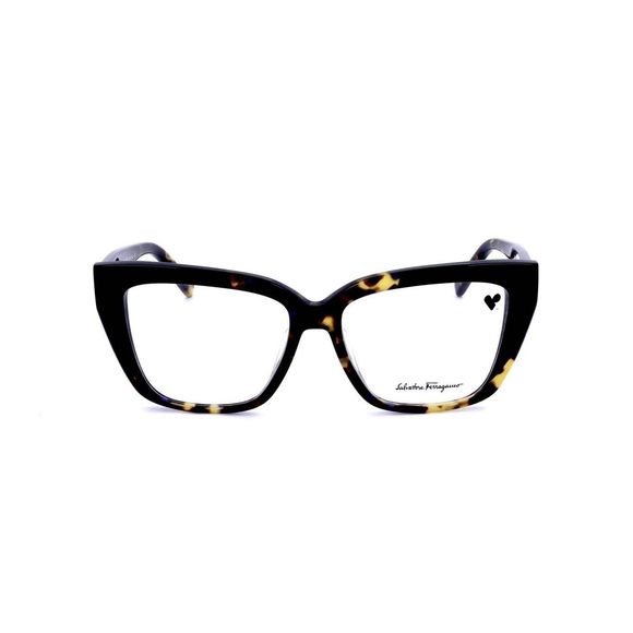 Salvatore Ferragamo SF-2939 235 Vintage Blue Tortoise & Black Eyeglass 54/15/140 - Picture 2 of 3